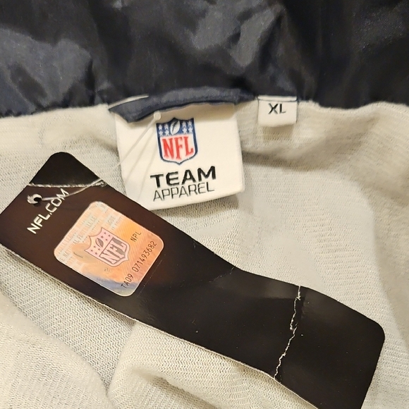 NFL Team Apparel Miami Dolphin Navy Blue Windbreaker Lightweight Athletic Jacket - Picture 14 of 16